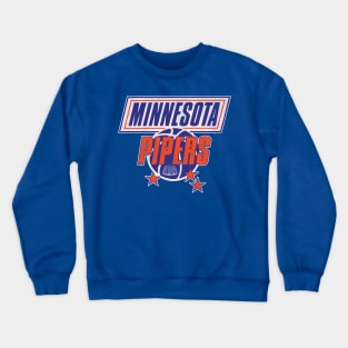 Defunct Minnesota Pipers Basketball Team Crewneck Sweatshirt